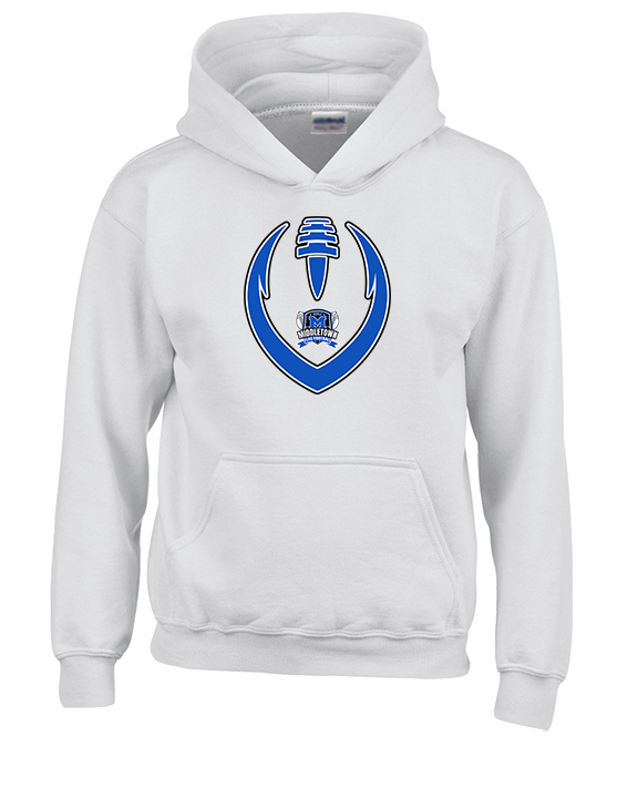 Middletown HS Girls Flag Football Full Football - Youth Hoodie