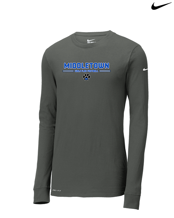 Middletown HS Girls Flag Football Keen - Mens Nike Longsleeve