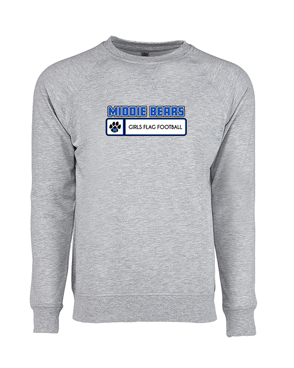 Middletown HS Girls Flag Football Pennant - Crewneck Sweatshirt
