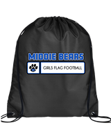 Middletown HS Girls Flag Football Pennant - Drawstring Bag
