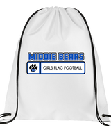Middletown HS Girls Flag Football Pennant - Drawstring Bag