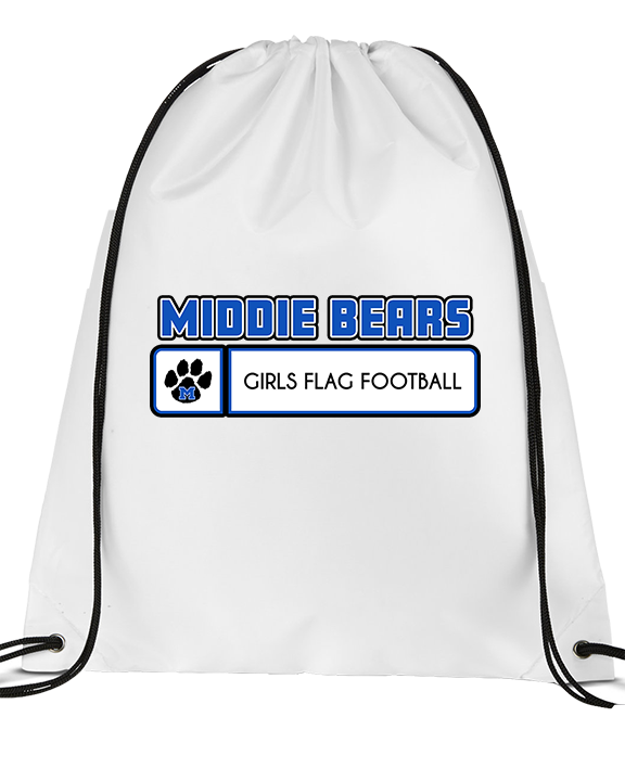 Middletown HS Girls Flag Football Pennant - Drawstring Bag