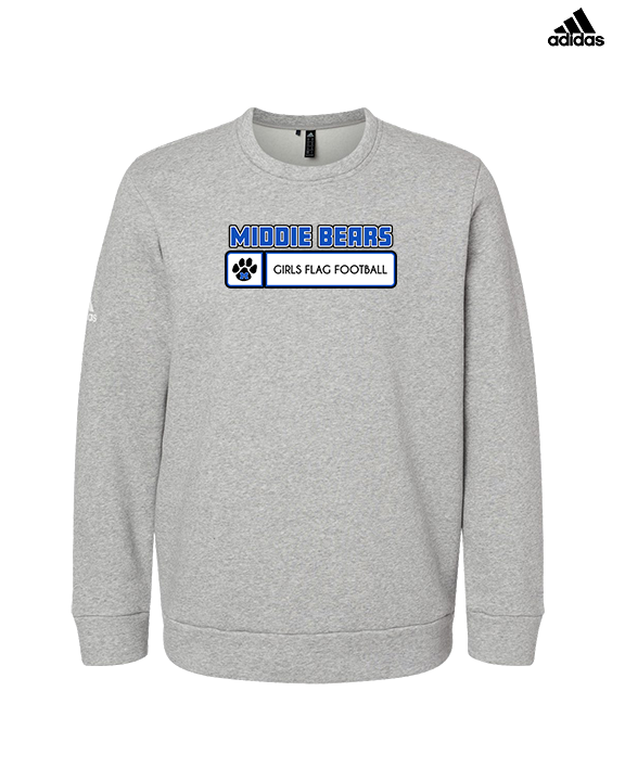 Middletown HS Girls Flag Football Pennant - Mens Adidas Crewneck