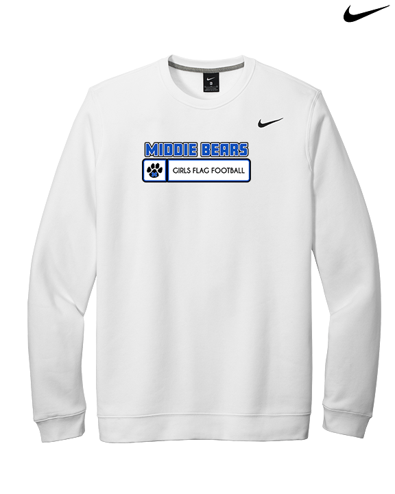 Middletown HS Girls Flag Football Pennant - Mens Nike Crewneck