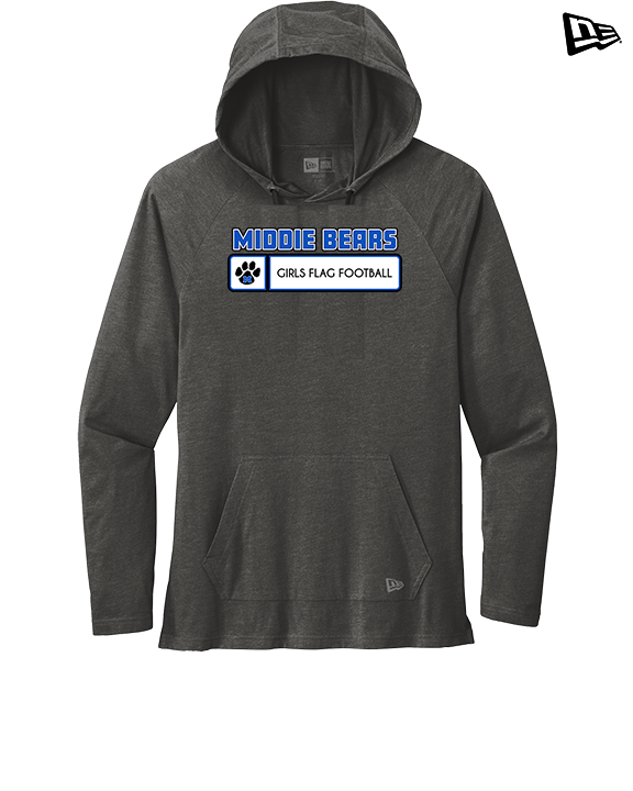 Middletown HS Girls Flag Football Pennant - New Era Tri-Blend Hoodie
