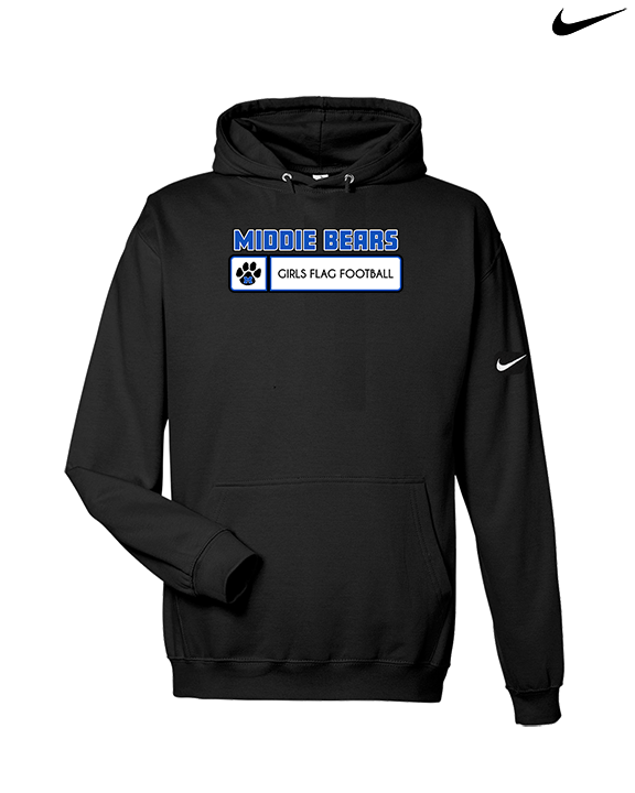 Middletown HS Girls Flag Football Pennant - Nike Club Fleece Hoodie