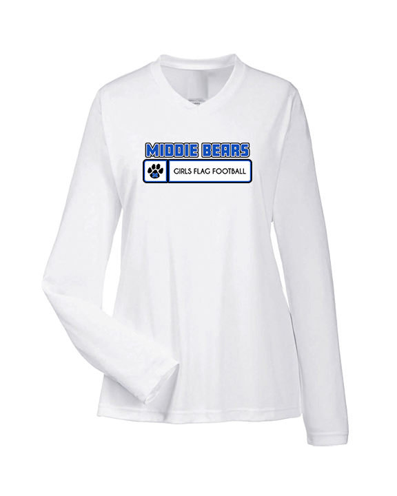 Middletown HS Girls Flag Football Pennant - Womens Performance Longsleeve