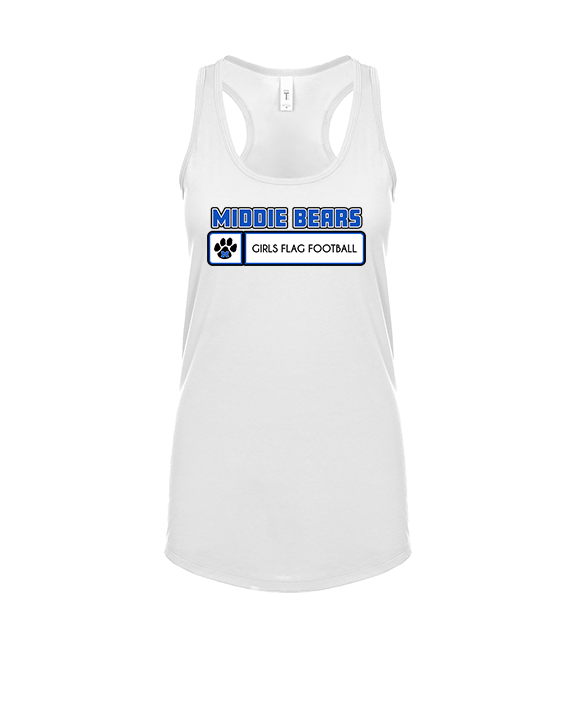 Middletown HS Girls Flag Football Pennant - Womens Tank Top
