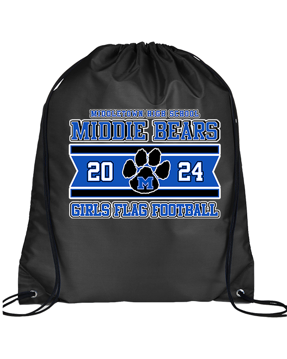 Middletown HS Girls Flag Football Stamp - Drawstring Bag