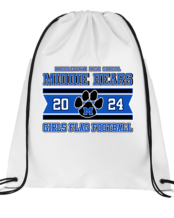 Middletown HS Girls Flag Football Stamp - Drawstring Bag