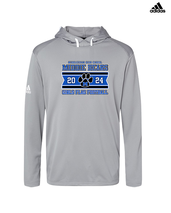 Middletown HS Girls Flag Football Stamp - Mens Adidas Hoodie