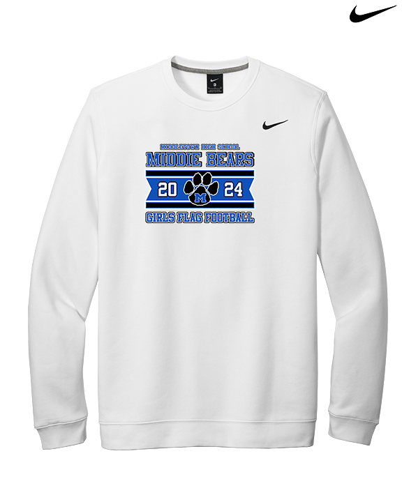 Middletown HS Girls Flag Football Stamp - Mens Nike Crewneck