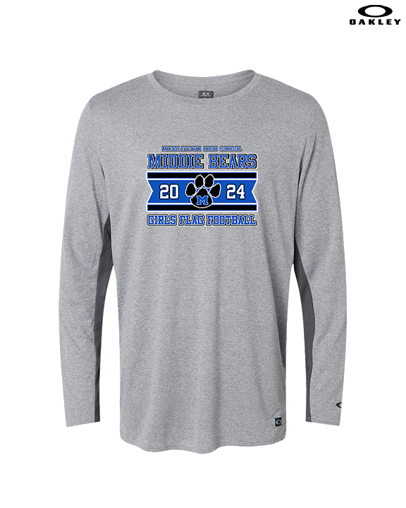 Middletown HS Girls Flag Football Stamp - Mens Oakley Longsleeve