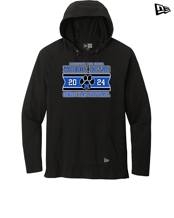 Middletown HS Girls Flag Football Stamp - New Era Tri-Blend Hoodie