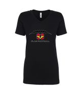 Mission Viejo HS Girls Flag Football C4 - Womens Vneck