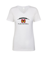 Mission Viejo HS Girls Flag Football C4 - Womens Vneck