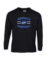 Monticello HS Basketball Curve - Cotton Longsleeve