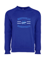 Monticello HS Basketball Curve - Crewneck Sweatshirt