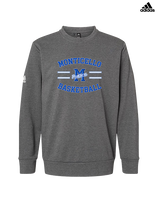 Monticello HS Basketball Curve - Mens Adidas Crewneck