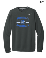 Monticello HS Basketball Curve - Mens Nike Crewneck