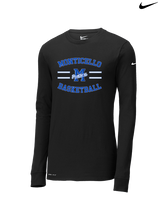 Monticello HS Basketball Curve - Mens Nike Longsleeve