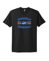 Monticello HS Basketball Curve - Mens Select Cotton T-Shirt