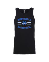 Monticello HS Basketball Curve - Tank Top