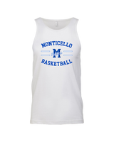 Monticello HS Basketball Curve - Tank Top