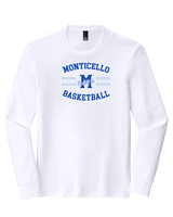 Monticello HS Basketball Curve - Tri-Blend Long Sleeve