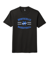 Monticello HS Basketball Curve - Tri-Blend Shirt