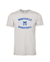 Monticello HS Basketball Curve - Tri-Blend Shirt