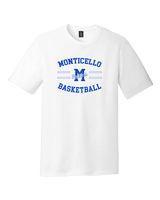 Monticello HS Basketball Curve - Tri-Blend Shirt
