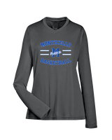 Monticello HS Basketball Curve - Womens Performance Longsleeve