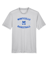 Monticello HS Basketball Curve - Youth Performance Shirt