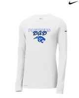 Monticello HS Basketball Dad - Mens Nike Longsleeve