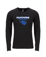 Monticello HS Basketball Dad - Tri-Blend Long Sleeve
