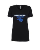 Monticello HS Basketball Dad - Womens Vneck