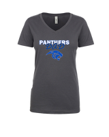 Monticello HS Basketball Dad - Womens Vneck