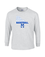 Monticello HS Basketball Eat Sleep - Cotton Longsleeve