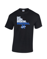 Monticello HS Basketball Eat Sleep - Cotton T-Shirt