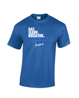 Monticello HS Basketball Eat Sleep - Cotton T-Shirt