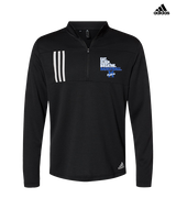 Monticello HS Basketball Eat Sleep - Mens Adidas Quarter Zip