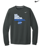 Monticello HS Basketball Eat Sleep - Mens Nike Crewneck