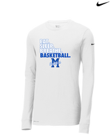 Monticello HS Basketball Eat Sleep - Mens Nike Longsleeve