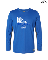 Monticello HS Basketball Eat Sleep - Mens Oakley Longsleeve