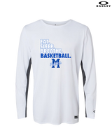 Monticello HS Basketball Eat Sleep - Mens Oakley Longsleeve