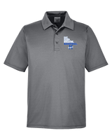 Monticello HS Basketball Eat Sleep - Mens Polo