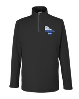 Monticello HS Basketball Eat Sleep - Mens Quarter Zip