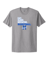 Monticello HS Basketball Eat Sleep - Mens Select Cotton T-Shirt