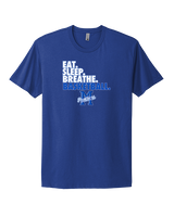 Monticello HS Basketball Eat Sleep - Mens Select Cotton T-Shirt